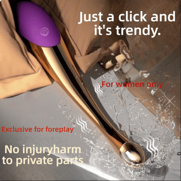 Honey Bean Silicone Charging Multi-frequency Female AV Vibrator