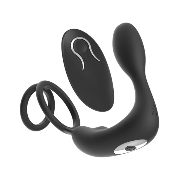 Buren wireless remote control lock sperm ring prostate male and female vibration delay masturbator